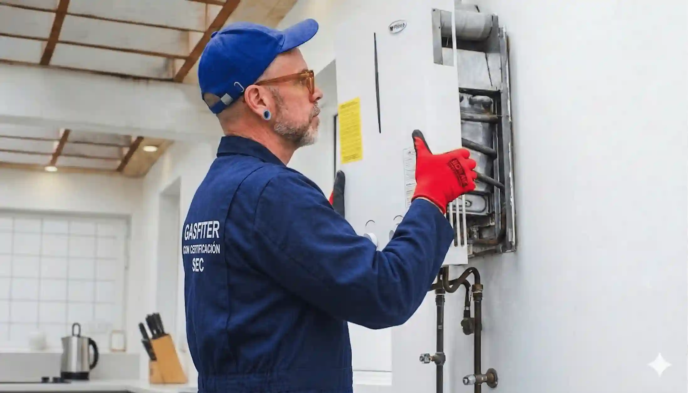 Reparación de calefont a domicilio por gasfiter con certificación SEC en Chile